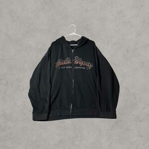 Black Sheep Hot Rods Choppers Zip Up Hoodie Black Graphic Sweatshirt